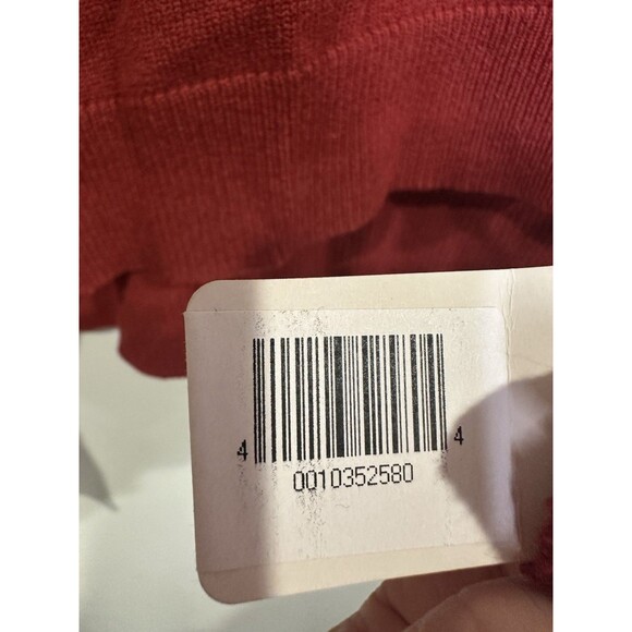 Autumn Cashmere Red High Low Sweater, size L Trendy Classic Career Office - Picture 7 of 9